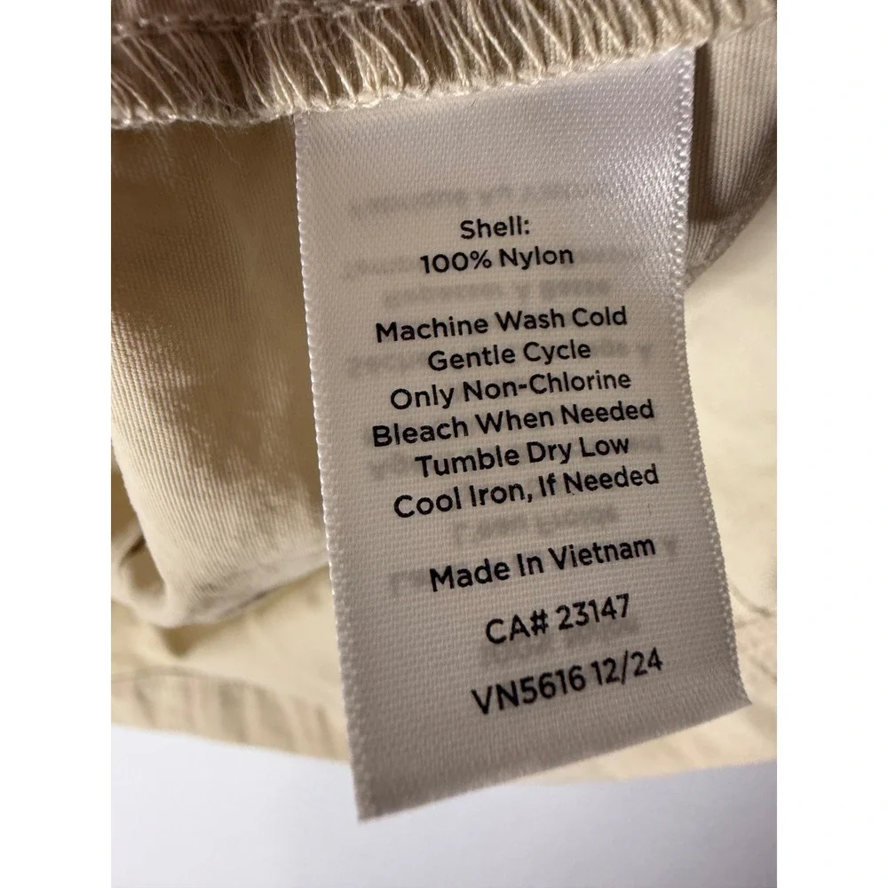NWT t for Talbots lightweight woven stretch bungee dress tan size‎ MP